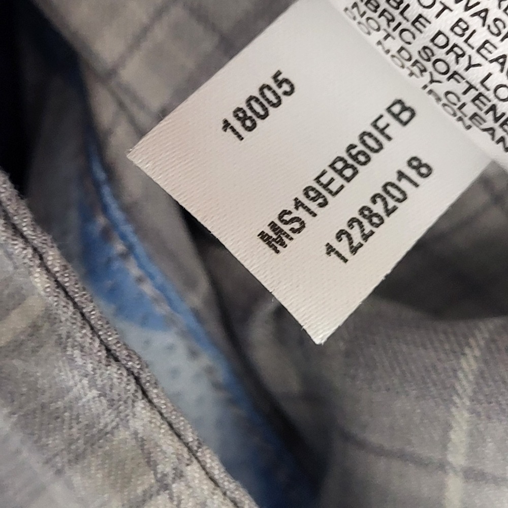 Peter Millar EB66 Pants Mens 35x32 Gray Plaid Golf Performance 5 Pocket Stretch - Picture 8 of 14
